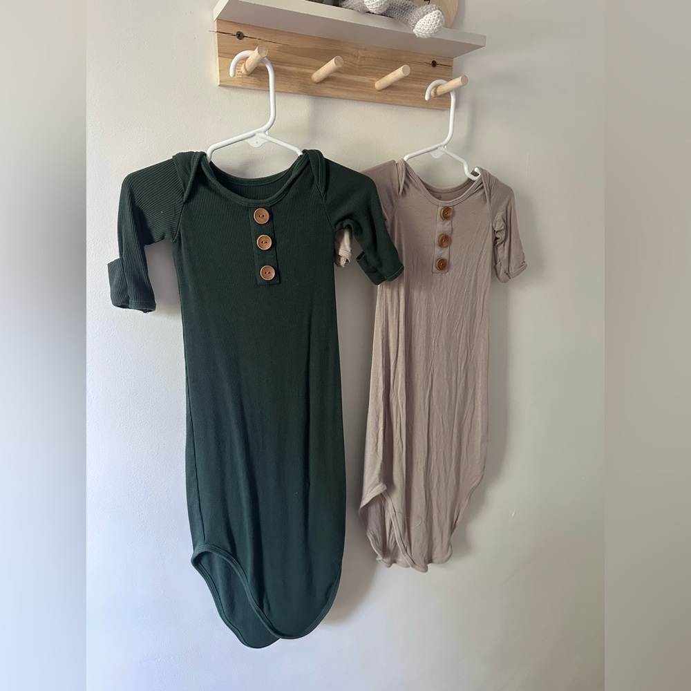 2 Caden Lane knotted gowns